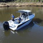Kinlife 2025 High-Speed Aluminum Fishing Boat – A perfect blend of performance, durability, and sporty style, engineered for serious offshore adventures.