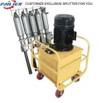 Máy tách đá thủy lực sử dụng bộ nêm tách chuyên dụng cho đá granite và đá cẩm thạch