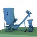 Dây chuyền sản xuất Viên thức ăn cho chăn nuôi.