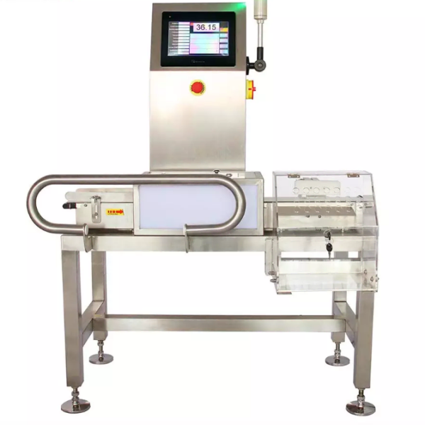 食品生产流水线自动检重机 食品在线称重机 坚果制品智能称重设备