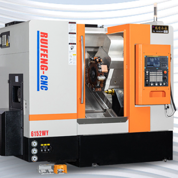 带动力刀塔车铣复合数控车床 6152程控尾顶数控机床