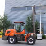 搬运车越野叉车 堆高叉车3吨叉车四驱越野叉车