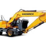 Máy xúc thủy lực bánh lốp 215W