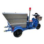 Xe điện làm sạch bằng thép không gỉ Xe chở rác ba bánh 500L