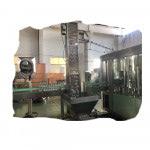 Máy chiết rót chất lỏng quay tự động 3 trong 1, nước khoáng tinh khiết đóng chai.
