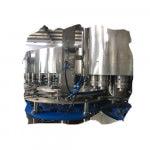 Máy chiết rót chất lỏng quay tự động 3 trong 1, nước khoáng tinh khiết đóng chai.