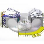 滚塑机定制加工 多工位滚塑机滚塑设备滚塑加工PE外壳成型机