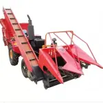 全自动履带地滚刀青储机 四轮拖拉机双行玉米收获机 苞米收获机