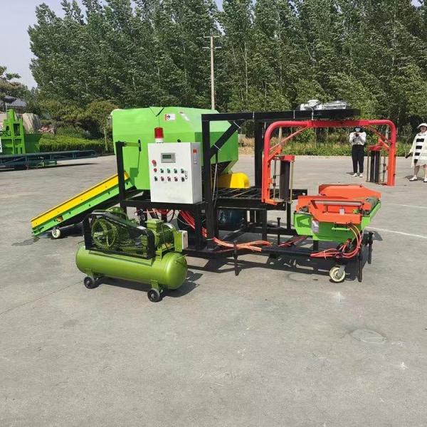 Máy đập, nghiền và đóng gói cỏ, ngô làm thức ăn gia súc