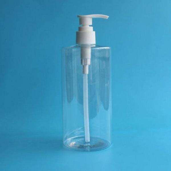 Chai nhựa Pet trong suốt vòi bơm 500ml