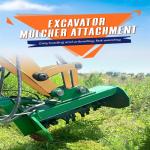 Thiết bị cắt cỏ gắn máy xúc mini