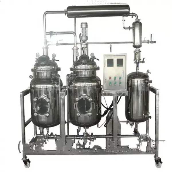热回流提取浓缩机组设备 植物精油提取机组 中草药提取机组