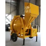 混凝土滚筒搅拌机 出口款JZC350型搅拌机可拖行滚筒搅拌机