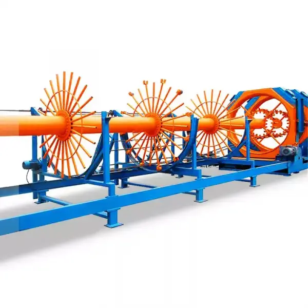 桥梁工程钢筋笼滚笼焊机 数控全自动钢筋绕笼机 建筑钢筋绕笼机