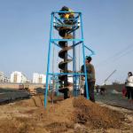 Máy khoan xoắn thủy lực WD180 gắn máy xúc