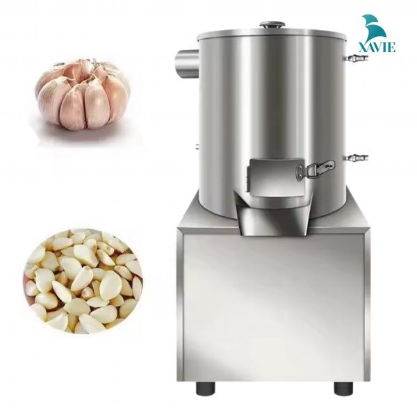 Máy bóc vỏ hành tỏi tự động