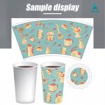 Máy in nhãn màu cho ly giấy