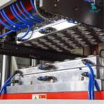 Máy làm cốc nhựa cứng màu trắng