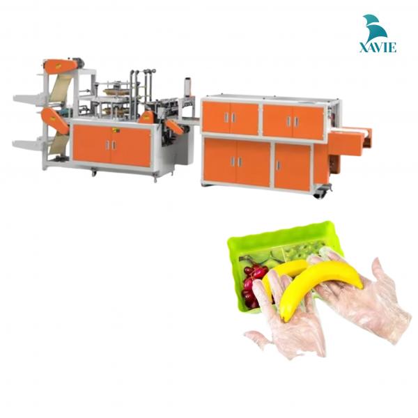 Máy làm găng tay nhựa dùng một lần tốc độ cao DST-500