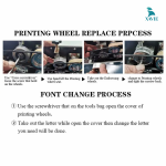 Máy niêm phong có in ngày cho túi