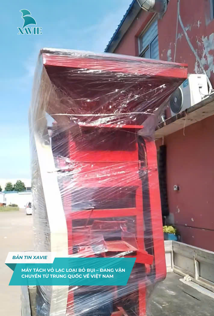 MÁY TÁCH VỎ LẠC LOẠI BỎ BỤI – ĐANG VẬN CHUYỂN TỪ TRUNG QUỐC VỀ VIỆT NAM