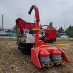 履带圆盘青储机牧草收割机履带式青饲料收获机玉米青储机