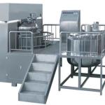 200L液压双缸升降真空均质乳化机 双缸升降化妆品乳化机