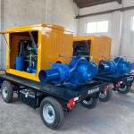 程煤柴油防汛应急泵车拖车式自吸移动泵车市政大流量排涝泵车