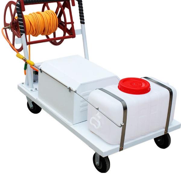 现在有一个农民需购一台“市政园林打药移动电动喷雾机 医院公共场所防疫消毒手动卷管雾炮”请卖家极速联系