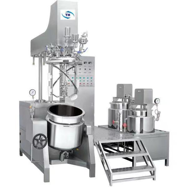 200L液压双缸升降真空均质乳化机 双缸升降化妆品乳化机