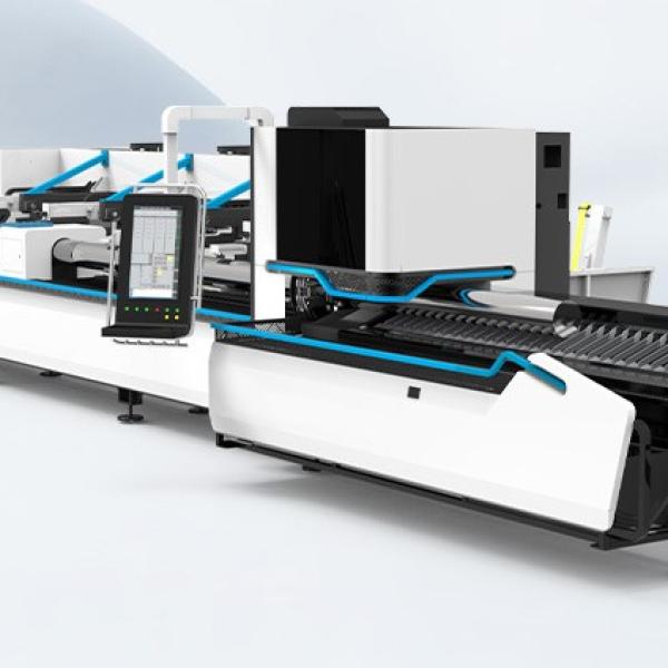 三维激光切管打孔机 1000w光纤激光切管机 数控全自动激光切管机