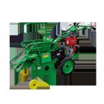 有客人需要一台“单行玉米收获机 玉米棒子剥皮粉碎收割一体机 手扶自走玉米收割机”