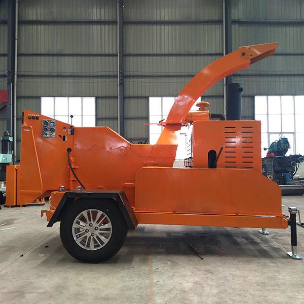 柴油移动木材粉碎机园林绿化树枝粉碎机大型多功能移动木材粉碎机