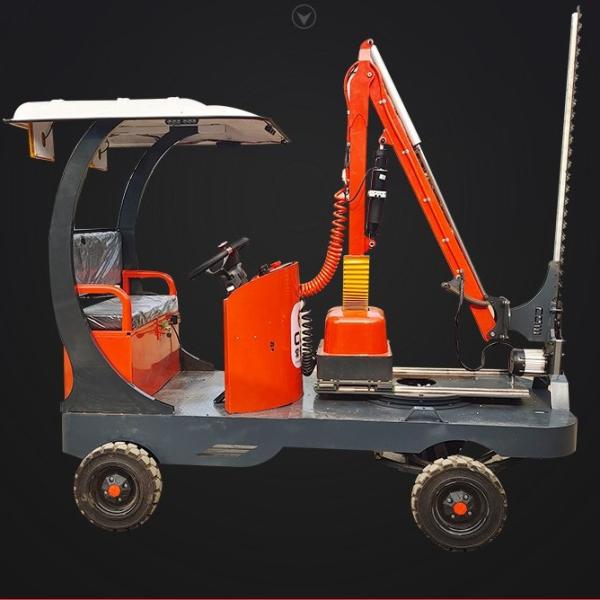 公路座驾绿篱修剪机  电动座驾驶式修剪车  驾驶式平面修剪机