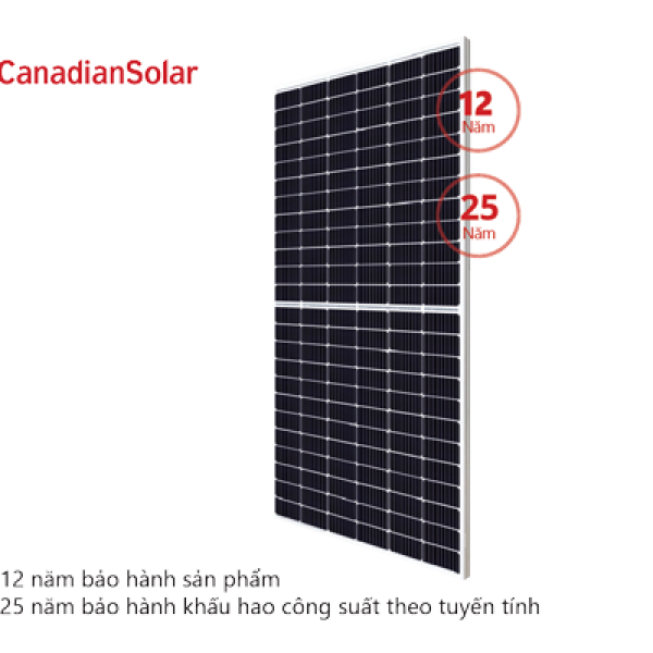 Pin mặt trời Canadian 475 - 500W