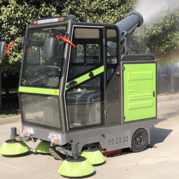 物业学校景区电动扫地车 车间用道路环卫清扫车 工业驾驶式扫路车