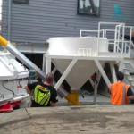 Silo xi măng kèm ống dẫn