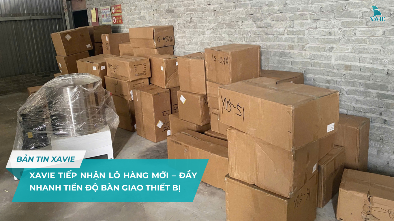 𝐗𝐀𝐕𝐈𝐄 – Hàng mới về kho, sẵn sàng phục vụ khách hàng