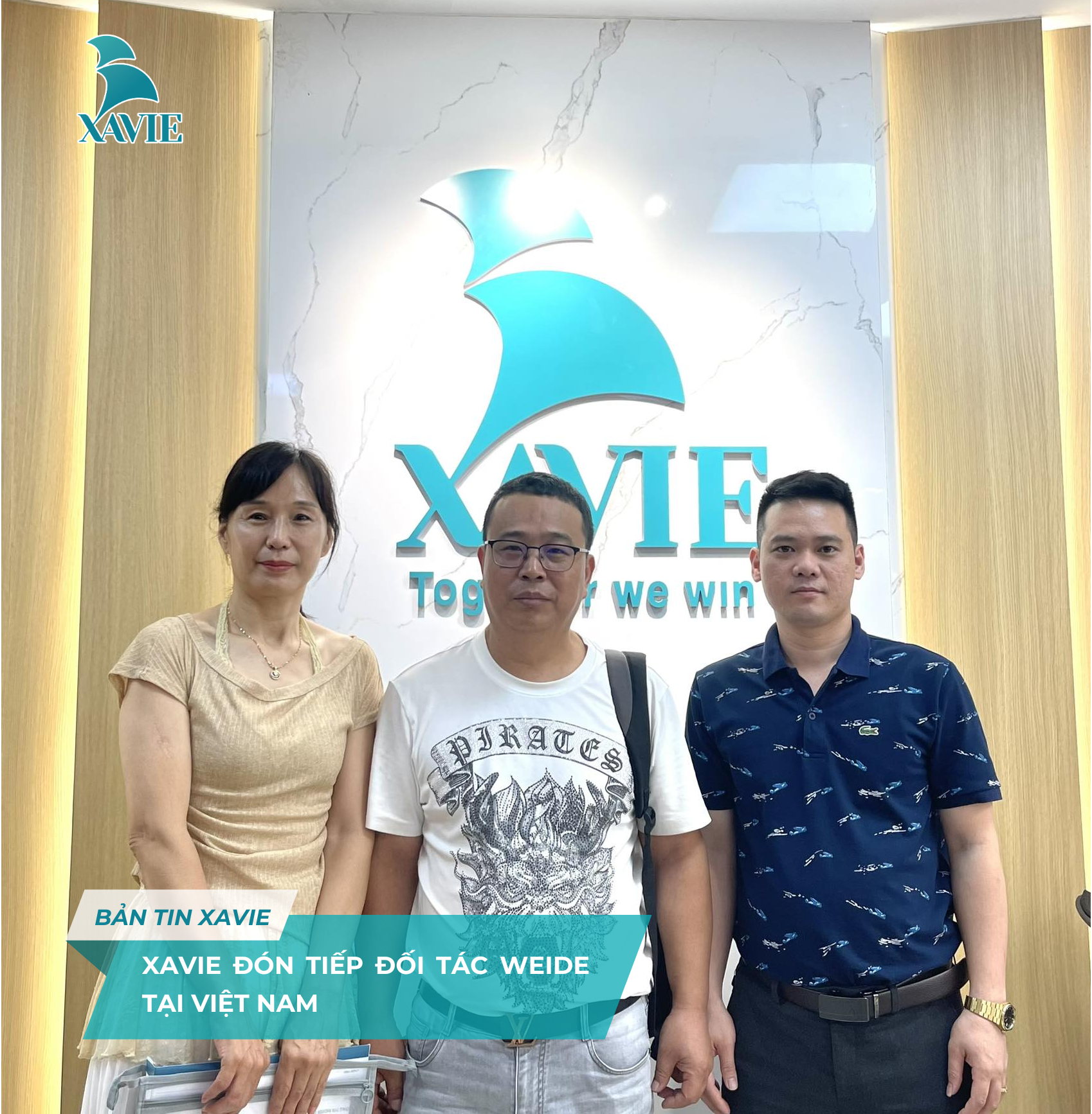 XAVIE ĐÓN TIẾP ĐỐI TÁC WEIDE TẠI VIỆT NAM