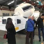 Xe tải trộn bê tông tự tải